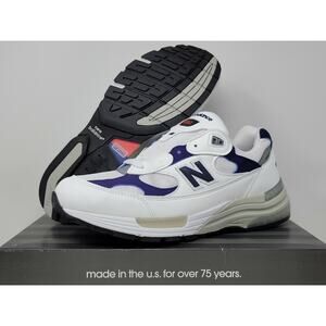 DS New Balance 992 WHITE NAVY M992EC